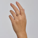 2 STONE SENA DIAMOND RING