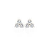 TRÉVO DIAMOND STUDS WHITE GOLD