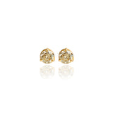 SOLO CHAMPAGNE DIAMOND STUDS