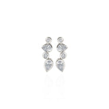 SERAPHINA DIAMOND EAR CLIMBERS WHITE GOLD