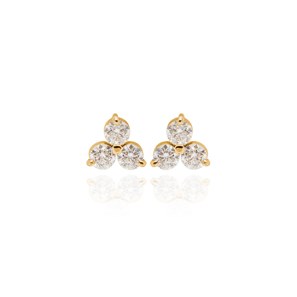 TRÉVO DIAMOND STUDS