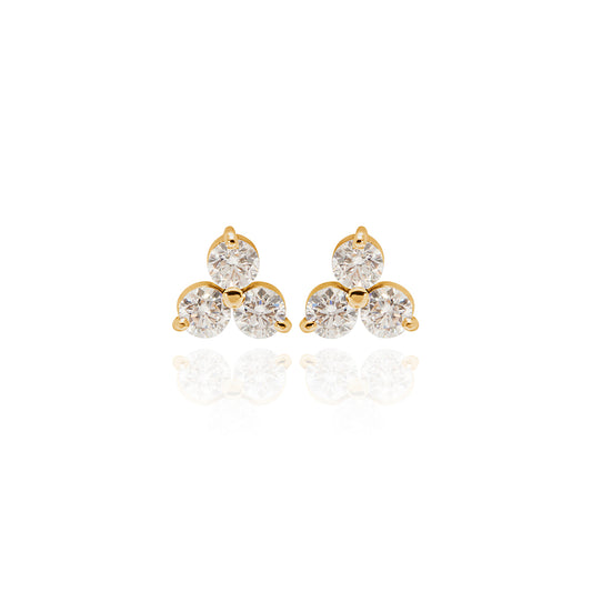 TRÉVO DIAMOND STUDS