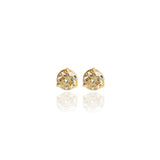 SOLO CHAMPAGNE DIAMOND STUDS