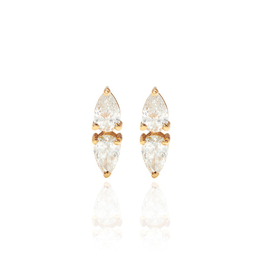 DAHLIA DIAMOND EARRINGS