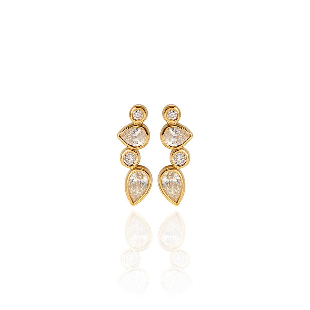 SERAPHINA DIAMOND EAR CLIMBERS