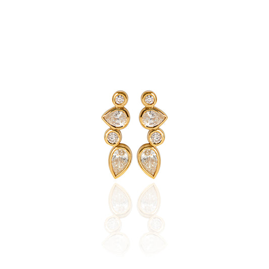 SERAPHINA DIAMOND EAR CLIMBERS