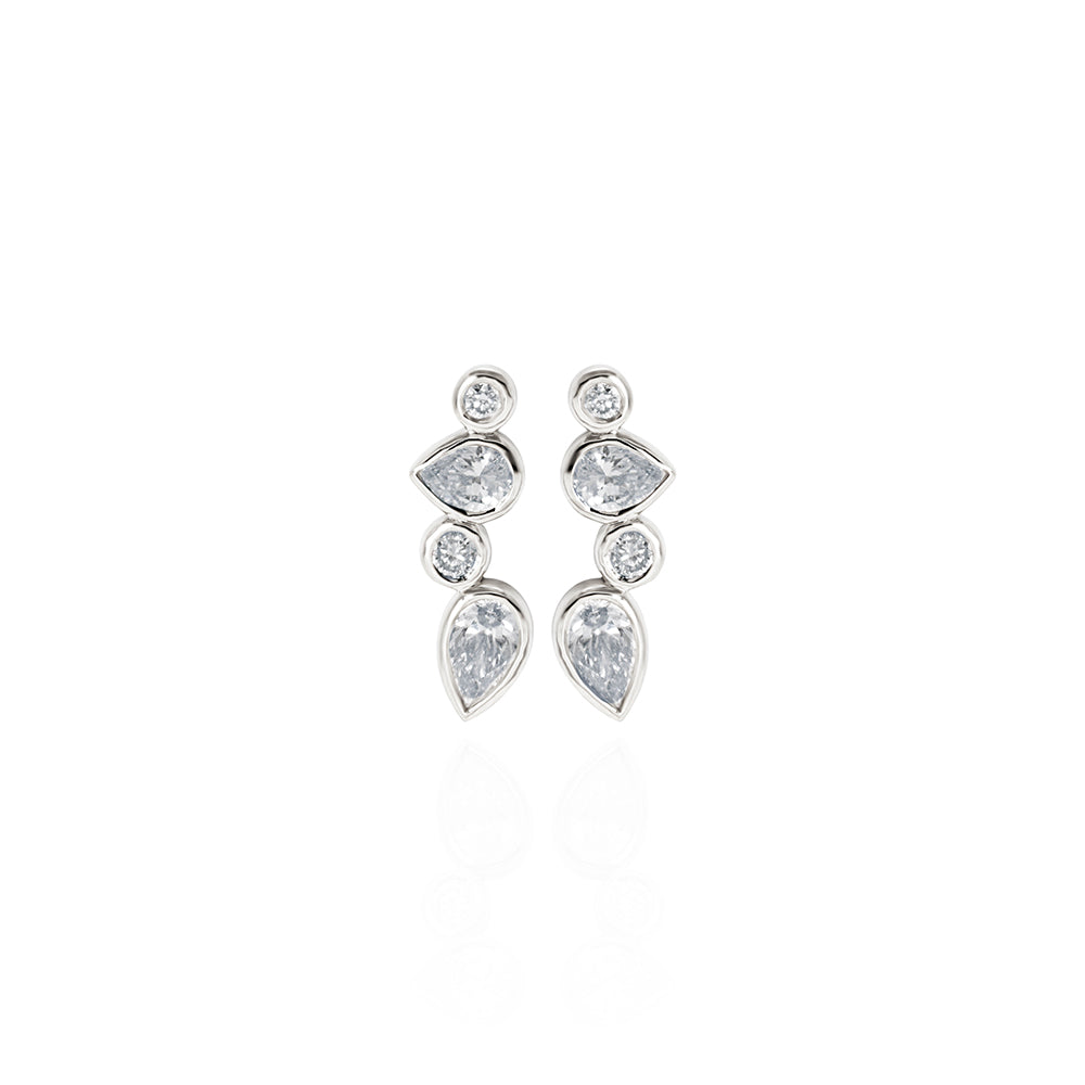 SERAPHINA DIAMOND EAR CLIMBERS