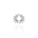 AURORA DIAMOND EARRINGS WHITE GOLD