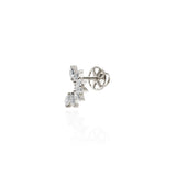AURORA DIAMOND EARRINGS WHITE GOLD